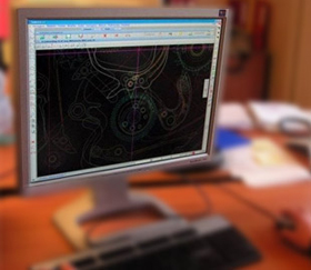 ChinaMould CAD image on computer ChinaMould CAD image on computer
