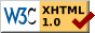 W3C XHTML compliance